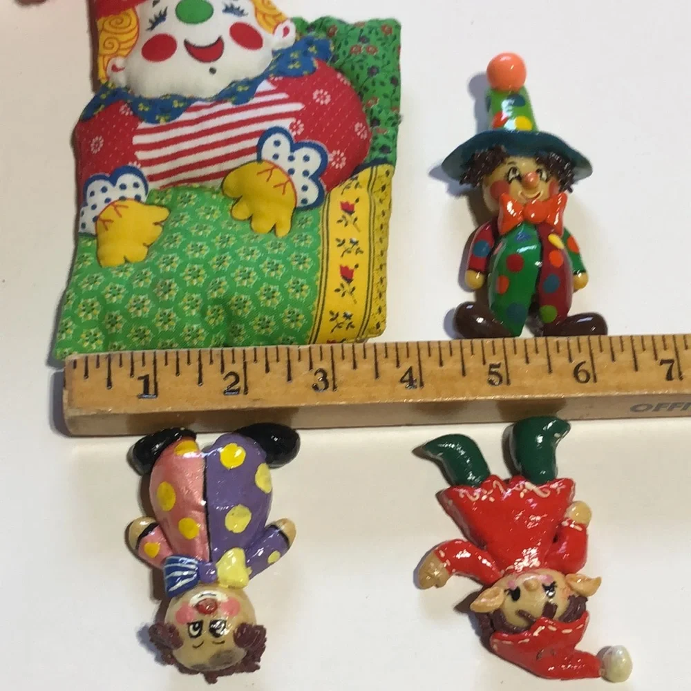 Clown Christmas ornaments 70s clown Christmas ornaments Creepy Clown